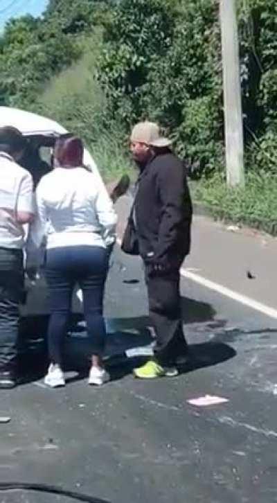 Fatal crash aftermath