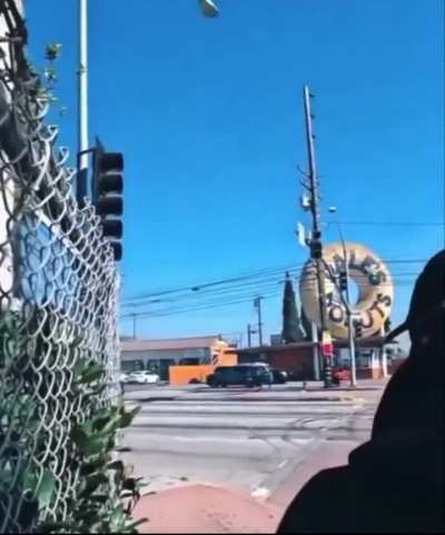 Protestor pulls gun during anti ICE protests in LA