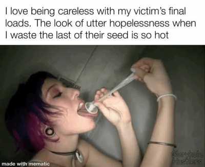 Get slpopy wtih the last of his seed