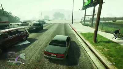 Hit the wall so hard it had to reload