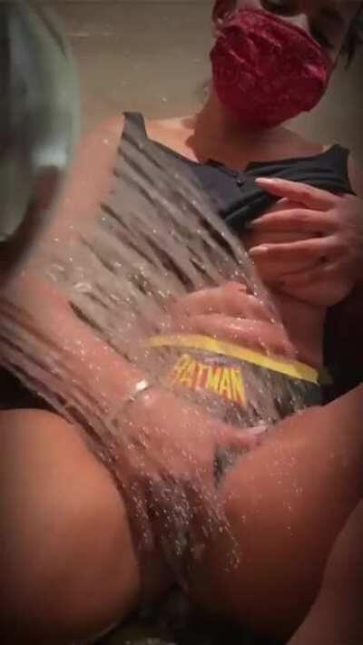 Who is down for some shower action ?