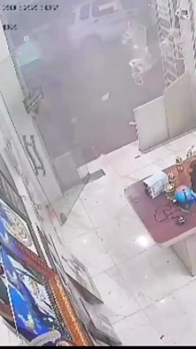 CCTV Footage allegedly showing the recent U.S. strikes in Yemen today.