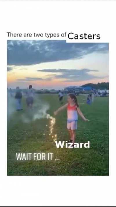 Two types of casters