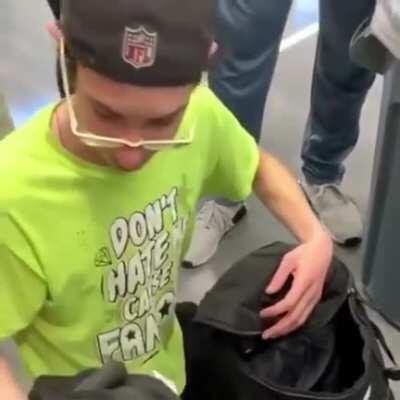 Since his mother died a few years ago, his family had been struggling. His classmates noticed he had been wearing the same clothes and shoes, so they surprised him on his birthday with new shoes and clothing.