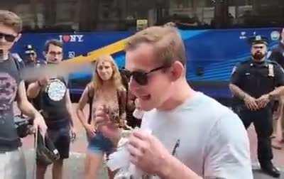 You can't even eat a shish kebab in New York without vegans screaming in your face.