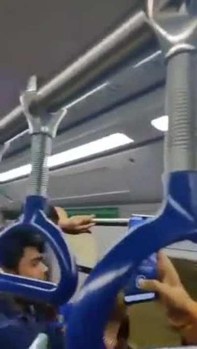 Kohli Kohli Kohli in Delhi Metro