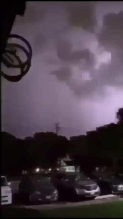 My friend captured Zeus in a thunderstorm 😶 let me know what you guys think.