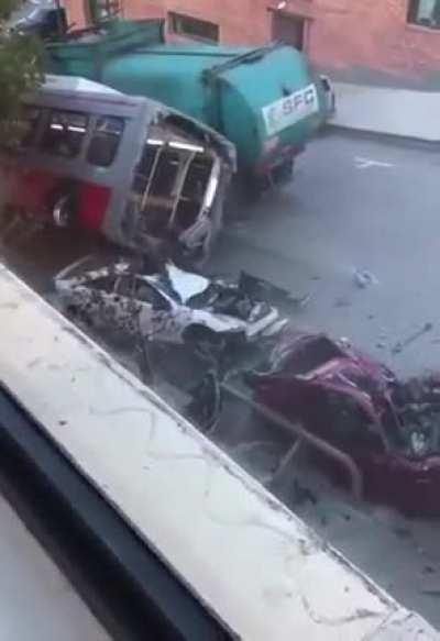 Movie being filmed right in front of this neighborhood