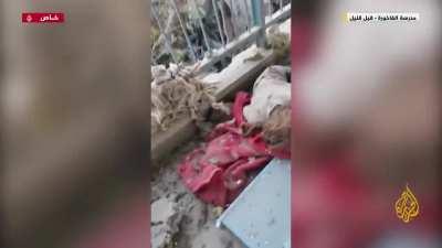 Massacre in Al Fakhoura School, northern Gaza