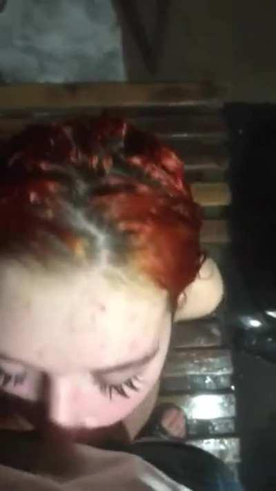 Does not spare the throat of a drunken whore