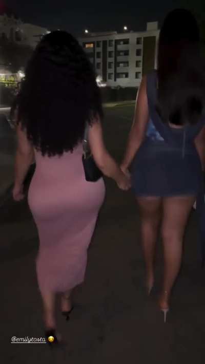 Two sexy asses