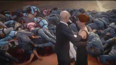 Jim Pickens crossover with Hitman