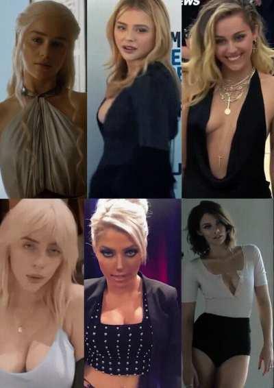 Which one would be the hottest date? - Emilia Clarke, Chloe Grace Moretz, Miley Cyrus, Billie Eilish, Alexa Bliss, Lauren Cohan
