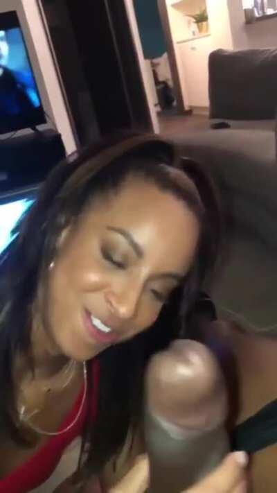 Teanna Trump, professional cock sucker