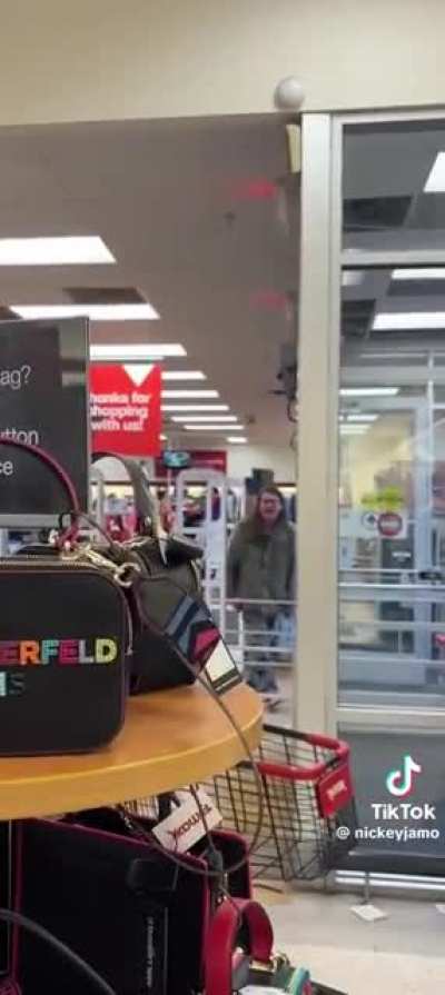 Freak out in T.J Max. Ugly and close to god.