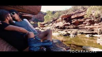 Riding my boyfriend while out on a hike. Sneaky outdoor sex in nature.