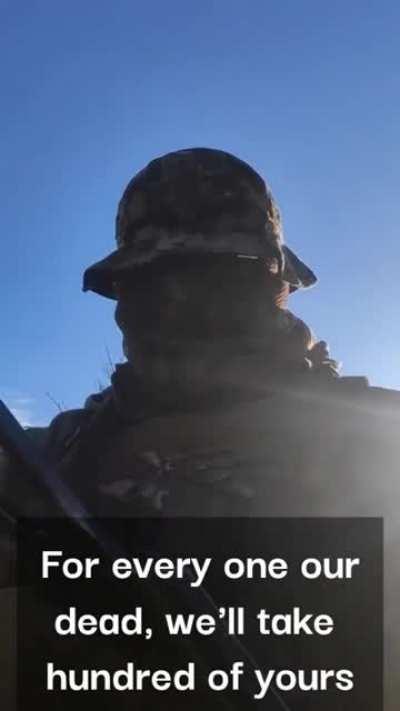 A message to the invaders from a Ukrainian soldier from Ukrainian Army's Spetcnaz 26.02.2022 [Eng subtitles]