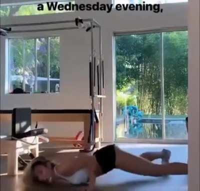 Miley Cyrus in shorts