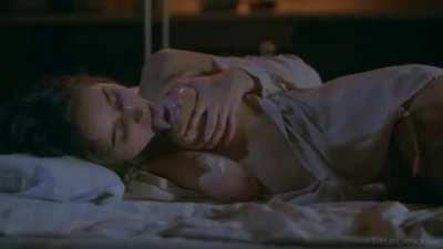 She waited for him to leave