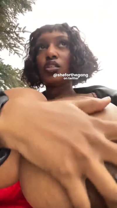 Almost caught in public