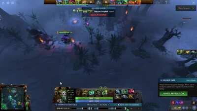 Overwatch case: furion teleports to enemy base while using meteor hammer but at the same time pudge hooks him back at the right timing so enemy don't get a chance to kill him. Is this ability abuse or are pudge and furion just taking advantage of this 'bu
