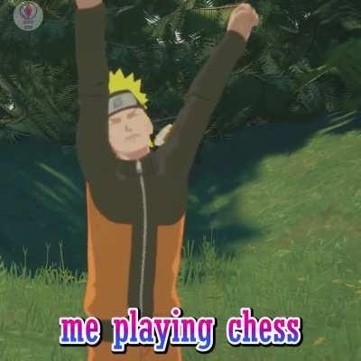 Me playing chess
