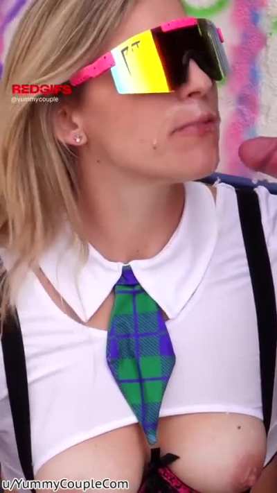 Happy School Girl
