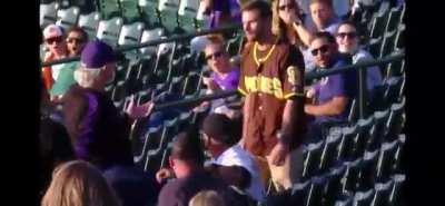 Padres fan out there making us look..