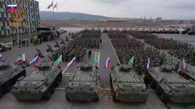 Ru pov: Ramzan Kadyrov showed footage of the formation of personnel of the Sever-Akhmat special regiment before being sent to the special operation zone