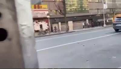 Brawl in Queens NYC over parking spot. 3 people nearly got killed.