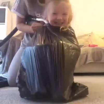 Why wouldn't you stop when she starts screaming and then starts laughing?!