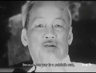 Ho Chi Minh's speech after the US escalates its military presence in Vietnam