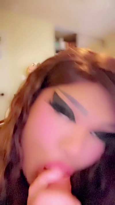 Found my mom’s dildo, I had to suck it 