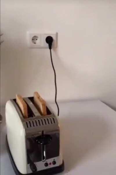 The classic toaster scare