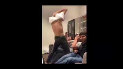 seems like he knew what was coming...