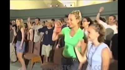 Everyone in the room dying.