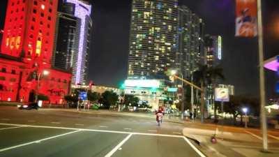 Night Outrun over in Miami