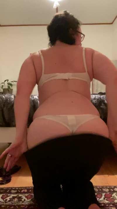 Just trying to tempt you with my ass, is it working?