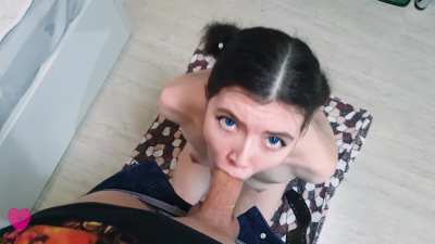 My hobby is giving blowjobs when I'm tied up