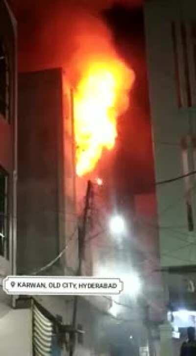 Someone thought it was a good idea to blow fireworks right in front of their house.