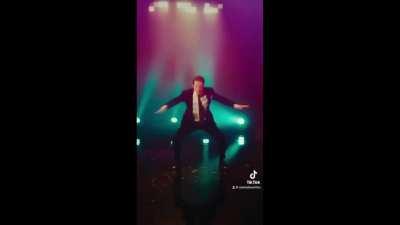 Sam Lake dancing to Herald of Darkness