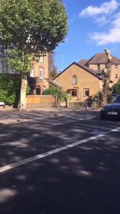 Cyclist survives and spares worker a certain jail sentence in the process