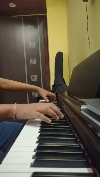 I played the Halo theme on piano