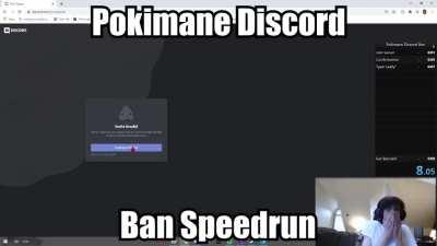 Pokamen discord surver ban spedrun!