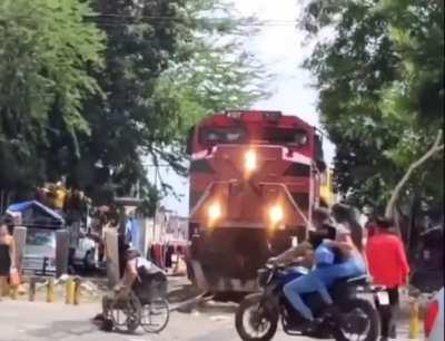 Universe forced him into a game of involuntary chicken.