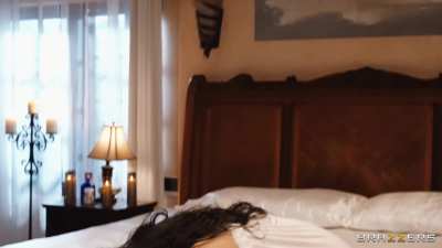 The exorcist hung up hes cross—no more chanting Latin; now she's the Squirtcist!