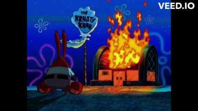 Mr.Krabs sings 