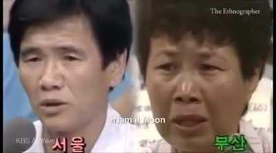 Lost brother and sister recognizing each other on live TV in Korea