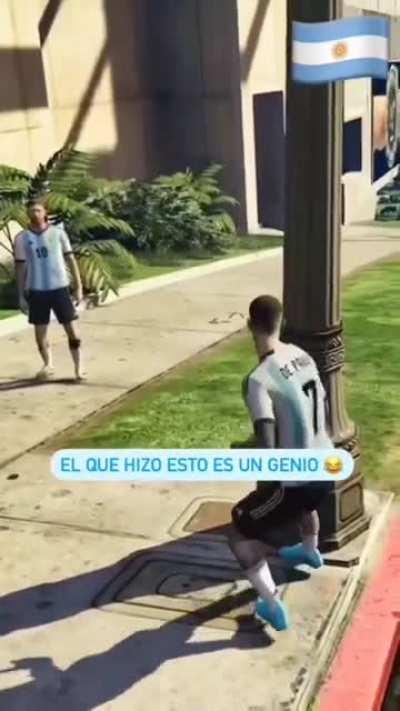 De paul salvando a Messi jsjs