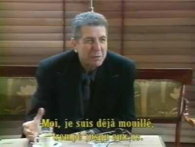 Leonard Cohen on whether he considers himself a pessimist